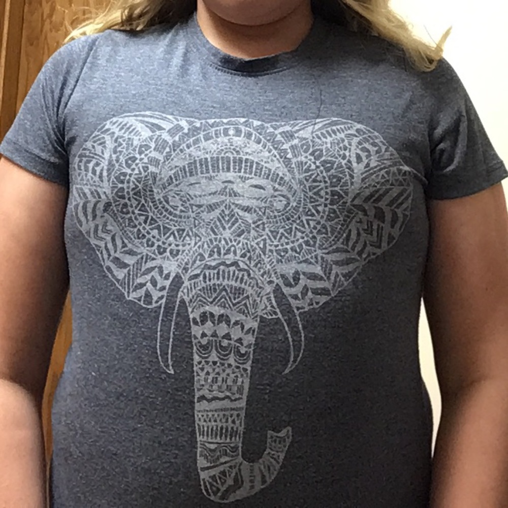 Elephant Print T-Shirt